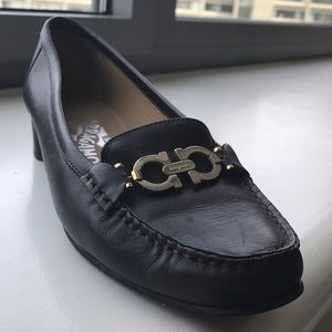 Salvatore Ferragamo brown leather shoes